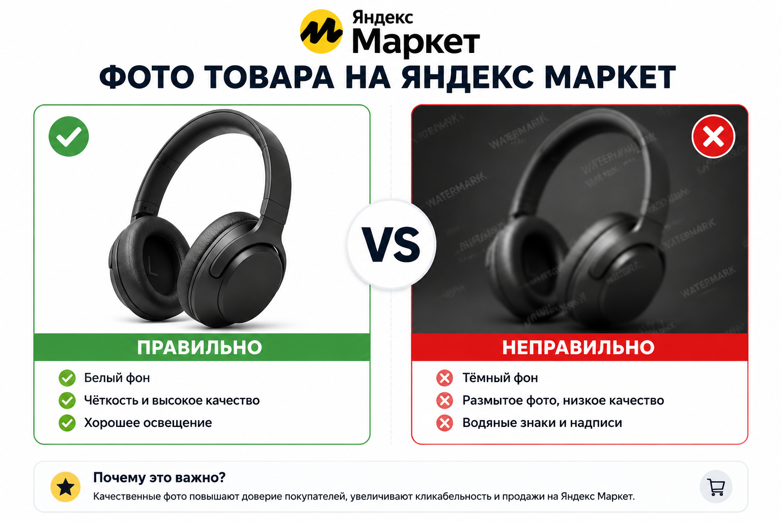 Стоп-лист запрещённых элементов и слов на фото для Яндекс Маркет