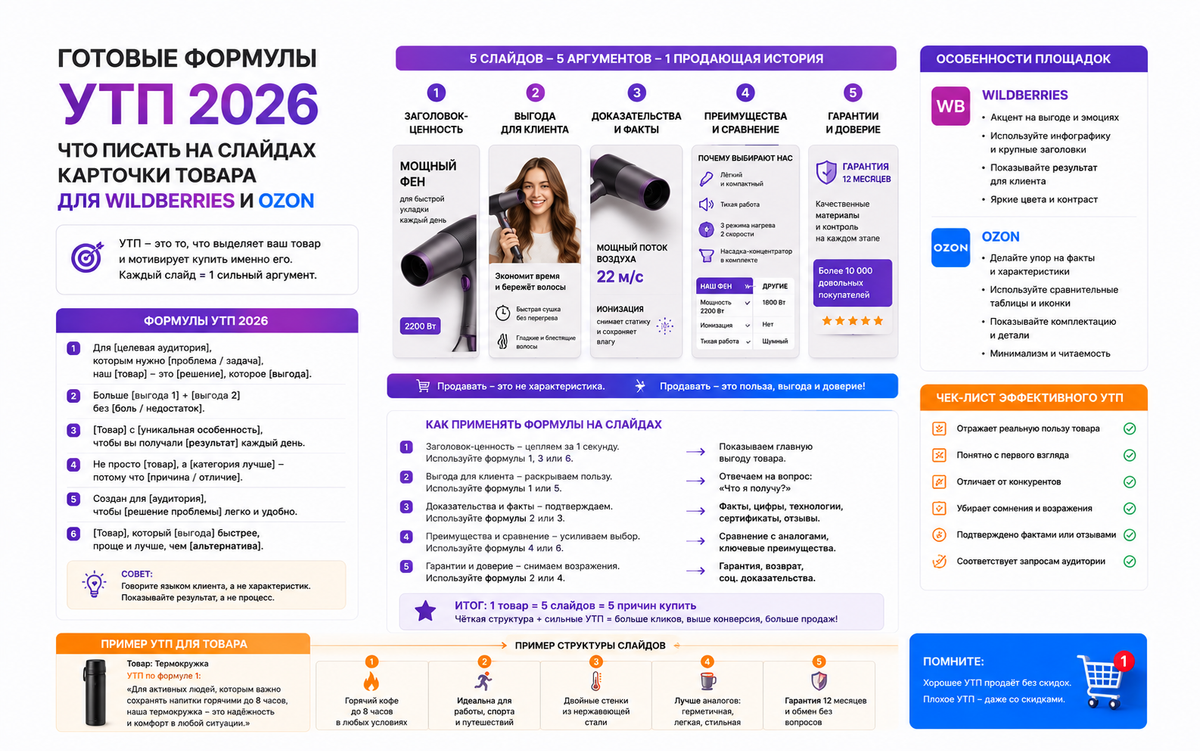 Готовые формулы УТП 2026
