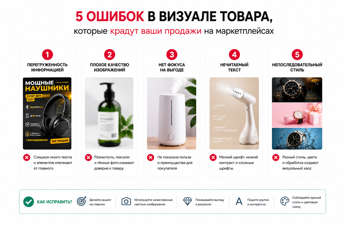 5 ошибок в визуале товара