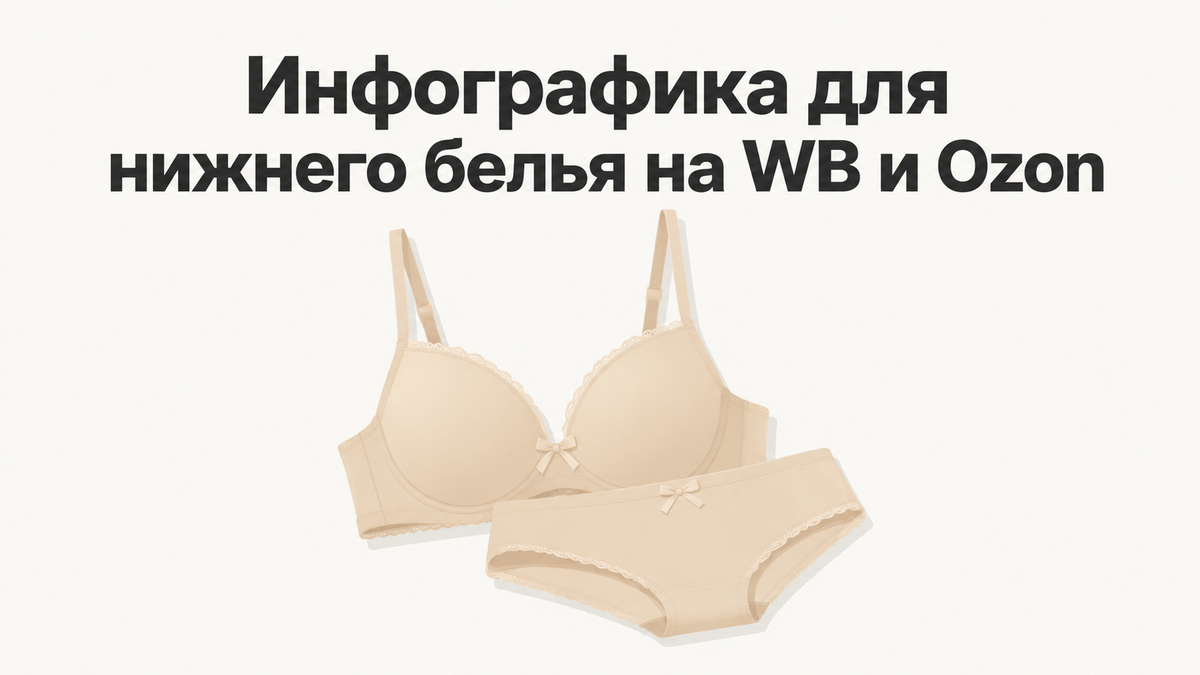 Обложка статьи про инфографику карточки нижнего белья на маркетплейсах