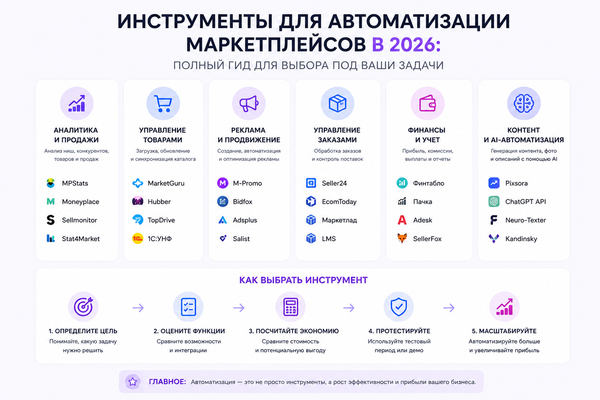 Инструменты для автоматизации маркетплейсов в 2026