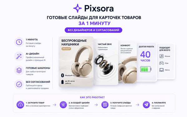 Готовые слайды для карточек товаров за 1 минуту