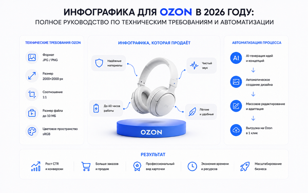 Инфографика для Ozon в 2026 году