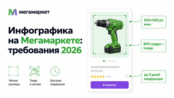 Инфографика на Мегамаркете: особенности и требования 2026