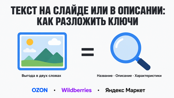 Разделение текста карточки товара на слайд инфографики и текстовые SEO-поля